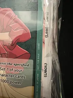 Luffy Demo Alpha Pre Errata Deck Sealed (1st edition 2022) One Piece Card Game - Image 3