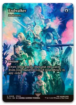 Endwalker - Brainstorm (Showcase) #28 (Foil) (NM) Final Fantasy FCA Magic MTG - Image 1