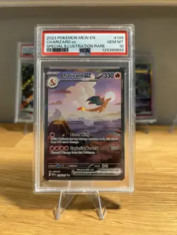 POKEMON PSA 10 2023 SV 151 Charizard ex 199/165 SIR ENGLISH GEM MINT - Image 1