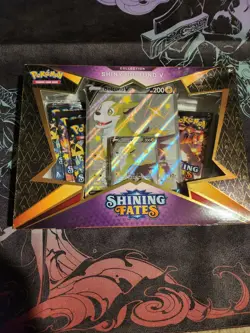 Pokemon TCG Shining Fates Shiny Boltund V Collection Box Sealed - Image 1