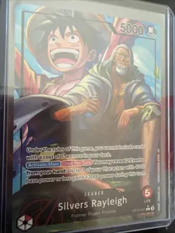Silvers Rayleigh (Alternate Art) OP12-001 Legacy of the Master Foil - Image 3