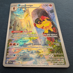 Armarouge Pokemon TCG Scarlet & Violet IR Holo Card 203/198 Near Mint++ - Image 2
