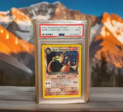 2000 POKEMON Team ROCKET #4/82 DARK CHARIZARD HOLO PSA 9 - Image 1