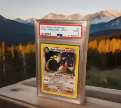 2000 POKEMON Team ROCKET #4/82 DARK CHARIZARD HOLO PSA 9 - Image 5