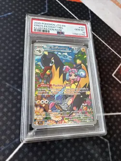 2025 POKEMON JTG EN-JOURNEY TOGETHER ILLUSTRATION RARE IONO'S KILOWATTREL PSA 10 - Image 5