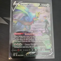 2022 Pokemon Astral Radiance Trainer Gallery Ultra Rare Zacian V TG21/TG30 - Image 1