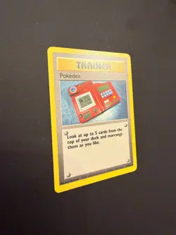 Pokemon TCG Trainer Card Pokedex Base 87/102 Regular Near Mint! - Image 2