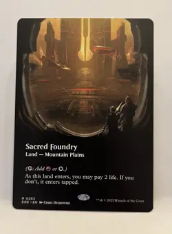 Sacred Foundry Borderless Nonfoil Card #0282 MTG - Image 1