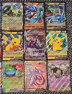 15 Different Pokemon Jumbo Promo Card Oversized 5"x7" Lot Basic, Stage 1, VMAX - Image 4