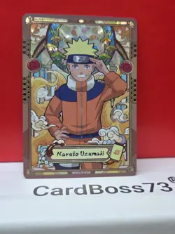 Naruto Uzumaki NRSA01-SP-001L5 SP Card English Heaven Scroll glass mosaic NM - Image 5