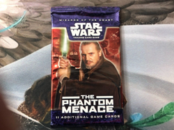 Star Wars "The Phantom Menace" 11-Card Random Cover Sealed Booster Pack X1 - Image 1