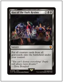 1x Rise of the Dark Realms, Final Fantasy, Magic MTG NM - Image 1