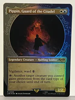 Pippin, Guard of the Citadel (Showcase) 326 Foil Universes Beyond MTG - Image 1