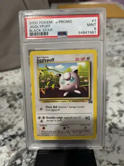 Pokemon TCG Jigglypuff Black Star Promo Psa9 - Image 1