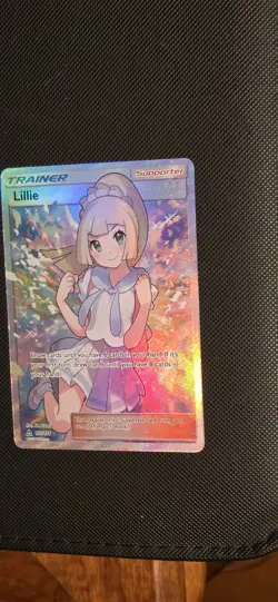 Pokemon Lillie Trainer Full Art Ultra Prism Holo 2018 151/156 - Image 3