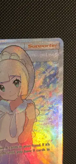 Pokemon Lillie Trainer Full Art Ultra Prism Holo 2018 151/156 - Image 5