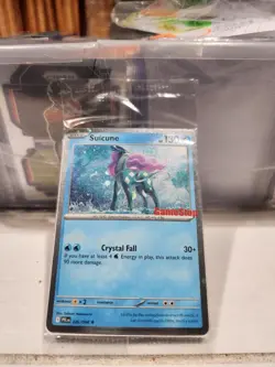 Suicune Gamestop Stamp Exclusive Cosmos Holo Promo SEALED Pokemon TCG - Image 1