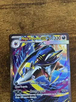 Pokemon TCG Mega Sharpedo ex 127/094 Me02: Phantasmal Flames Holo - NM - Image 2
