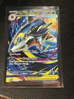 Mega Sharpedo EX 127/094 Me02: Phantasmal Flames Holo Near Mint Pokemon Card - Image 3