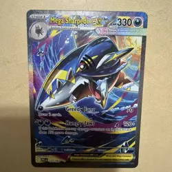 Pokemon Mega Sharpedo ex 127/094 Me02: Phantasmal Flames Holo SIR Pack Fresh - Image 1