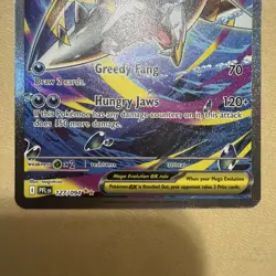 Pokemon Mega Sharpedo ex 127/094 Me02: Phantasmal Flames Holo SIR Pack Fresh - Image 3