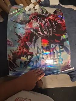 💥 Ikoria: Lair of Behemoths MTG FOIL Poster WPN Store Snapdax, Apex of the Hunt - Image 1