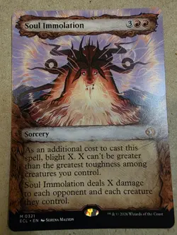 Soul Immolation - (Showcase) Lorwyn Eclipsed Regular - Mtg - Image 1