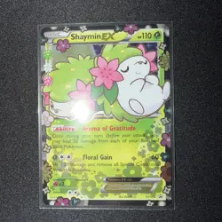 Pokemon TCG Shaymin EX Black Star Promo Holo Card XY148 XY Generations - Image 1