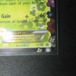 Pokemon TCG Shaymin EX Black Star Promo Holo Card XY148 XY Generations - Image 4