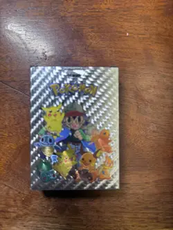 New Foil SILVER PACK 55 CARDS TCG GX Vmax GX Card Charizard Pokemon - Image 1