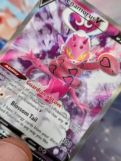 Pokemon Enamorus v Full Art Holo Card 178/196 Lost Origin Ultra Rare NM - Image 2