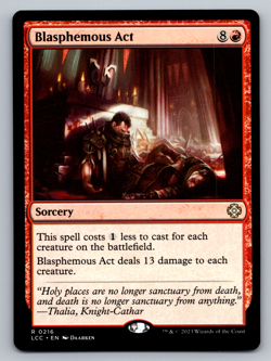 Blasphemous Act R 0216 the Lost Caverns of Ixalan Regular - Image 1