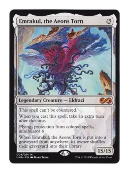 MTG Magic the Gathering Emrakul, the Aeons Torn (4/271) Ultimate Masters NM - Image 1