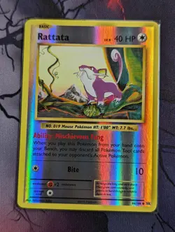Pokemon Card Rattata 66/108 - XY Evolutions - Reverse Holo - NM/VLP - Image 1