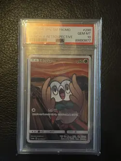 Pokemon [PSA 10] Rowlet : Munch A Retrospective - Japanese Promo: 290/SM-P - Image 1