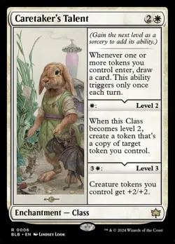 MTG Magic the Gathering Caretaker's Talent (6/427) Bloomburrow LP - Image 1