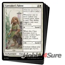 Caretaker's Talent X4 M/NM Magic: The Gathering MTG Bloomburrow - Image 1