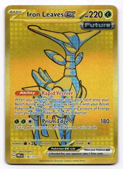Iron Leaves ex SV: Prismatic Evolutions - Pokemon NM 176/131 - Image 1