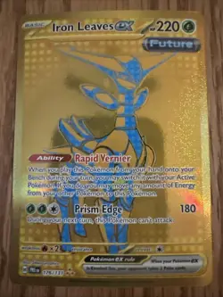 Iron Leaves ex 176/131 Hyper Rare Holo SV Prismatic Evolutions - Pokemon TCG NM - Image 1