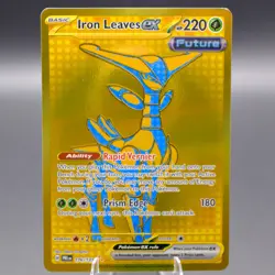 Iron Leaves ex 176/131 Hyper Rare SV: Prismatic Evolutions Pokemon TCG NM - Image 1