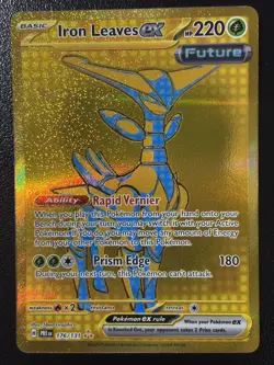Iron Leaves ex 176/131 Pokemon Prismatic Evolutions Hyper Rare Holo NM - Image 1
