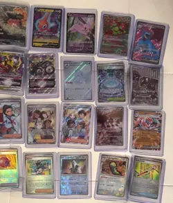 GIANT Pokemon Collection Card Lot M/NM SIR Rare Full Arts Holos Promo Cards - Image 4