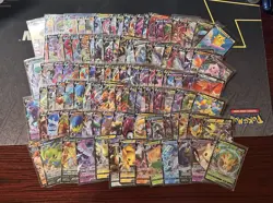 x120 Pokemon Ultra Rare Cards All V cards Only Card Lot Pack Fresh MINT Sleeved - Image 1