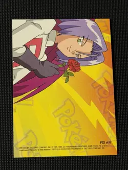 LP! - Topps Pokemon Series 3 - Pikachu Charmander Painting P02 of 6 Puzzle Card - Image 2