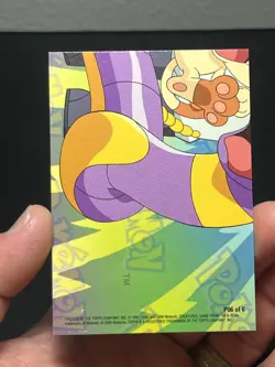 Pokemon Topps Series 3: Puzzle Card P06 of 6 (Charmander & Pikachu Singing) LP - Image 3