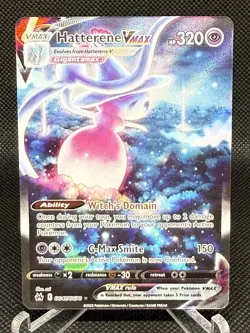 Hatterene VMAX GG47/GG70 Crown Zenith: Galarian Gallery - Pokemon Card - NM - Image 1