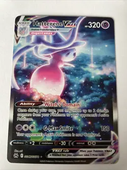 Hatterene VMAX - GG47/GG70 - Pokemon Crown Zenith Galarian Gallery Ultra Card NM - Image 1