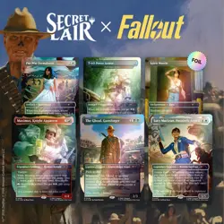 Beyond Vault 33 ✨FOIL ✨ Secret Lair x Fallout Rad MTG Magic - PRESALE - Image 1