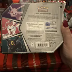 Pokemon TCG V Heroes Tin Umbreon V NISB Sealed - Image 2