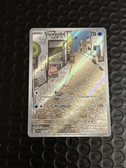 Pokemon TCG: Slowpoke Scarlet & Violet 204/198 Holo Illustration Rare🔥 - Image 2